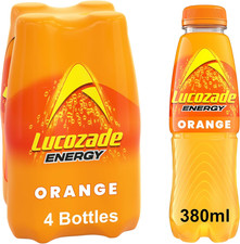 Lucozade Energy Orange 380ml (Pack of 4)