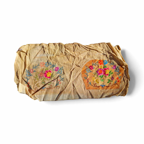 Floral needlepoint embroidery - floral,