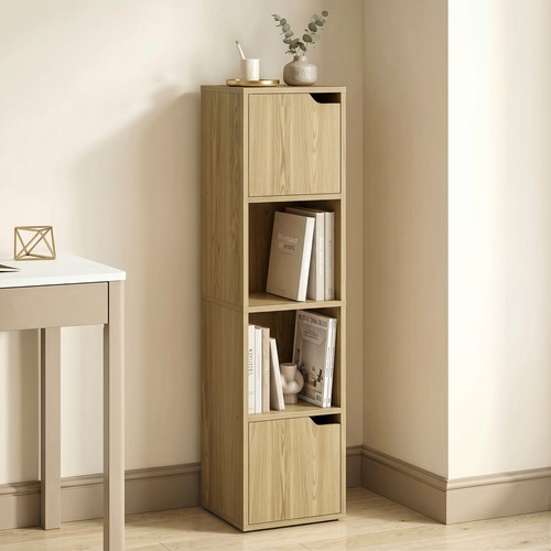 Homcom bookcase with - with, 2