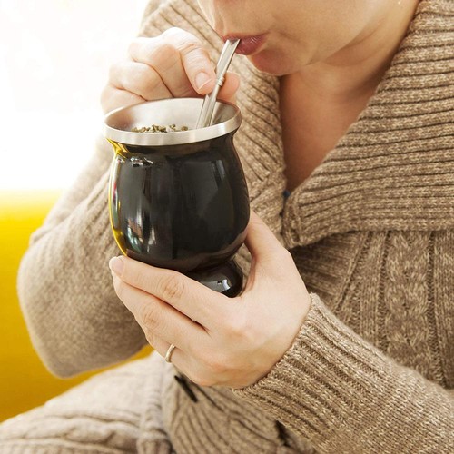 Double wall yerba mate gourd - mate,