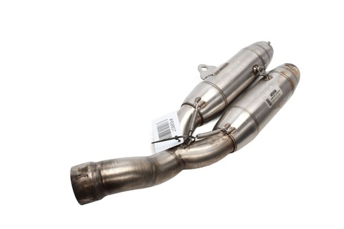 Exhaust silencer left - , right