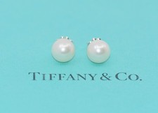 Tiffany & Co Pearl Sterling Silver Earrings