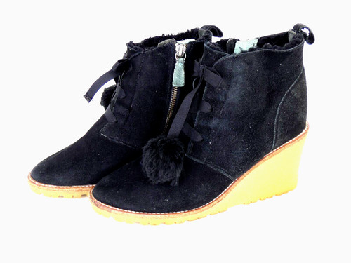 Boden boots black suede - boden, ankle