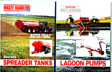 2 x Original US J-STAR SLURRY VACUUM TANKER & Equipment Leaflet Brochure 12 Page