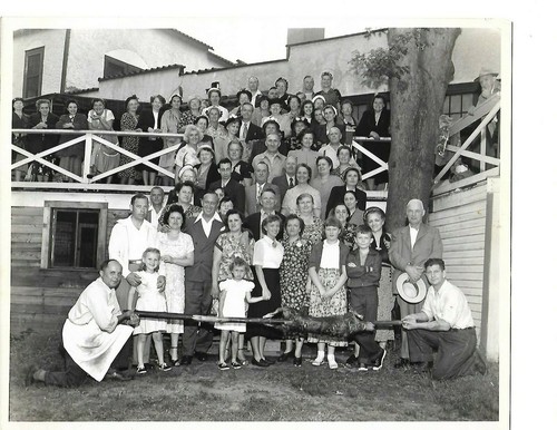 Vtg photo family reunion - vtg, huge