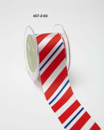 50mm red white blue - red,