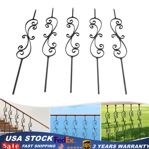 5pcs iron stair baluster - iron,