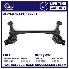 REAR AXLE SUBFRAME BEAM FOR