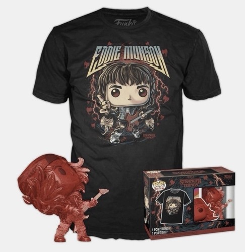 Funko pop tees - eddie, munson