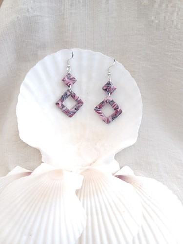 Pink and black marble - and,