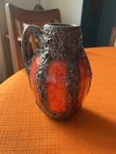 Rare Collectible Vintage Fat Lava WGP West German Scheurich 414 16 Vase