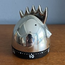 Plastic Chrome Effect Chicken Rooster Kitchen Timer