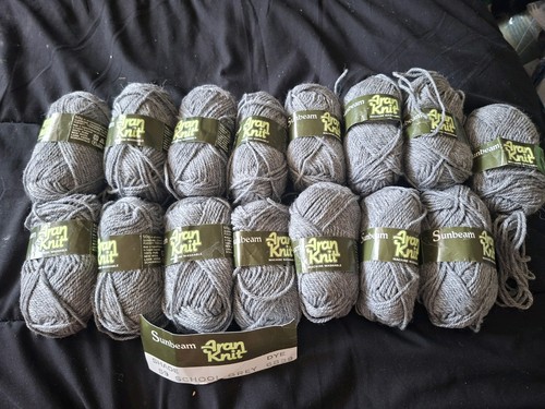 50g vintage sunbeam aran - vintage,