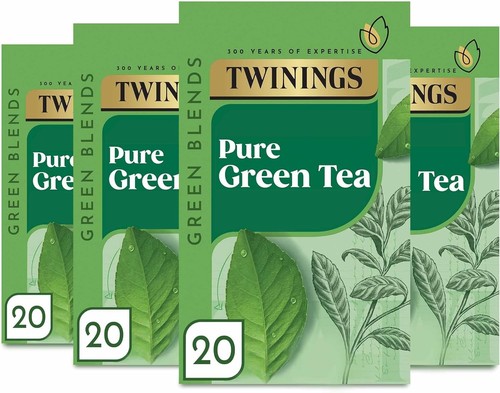 Twinings pure green tea 4x20 - twinings,