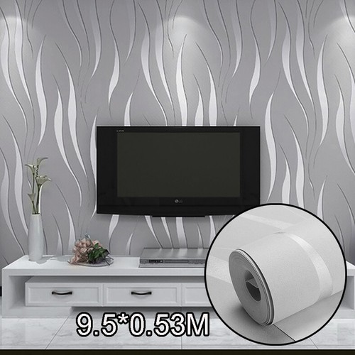 Damask wave wallpaper - 9.5m, 3d