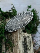Huge Silver Plated Statement