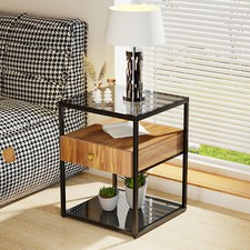 Tempered Glass Side Table