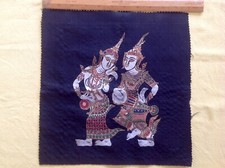 Ethnic painting on material