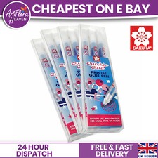 Sakura Quickie Glue Adhesive Pens Scrapbooking Papercrafts 3,6,9 or 12 POXONB3