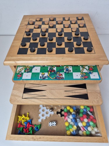 Wooden games compendium multi - wooden,