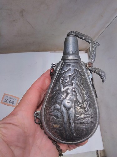 Powder flask eve naked lady - eve,
