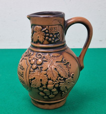 Quality .5 litre Staffel Stoneware Grape & Vine Pottery Wine Jug Made in Germany