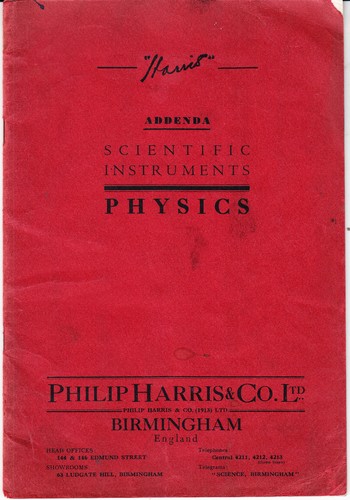 Philip harris limited addenda - harris,