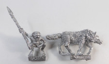 C21 Goblin Wolf Rider "Gudbog" (E) with Bow & Spear Citadel Metal Oldhammer