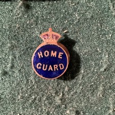 WW II Home Guard Enamel Lapel