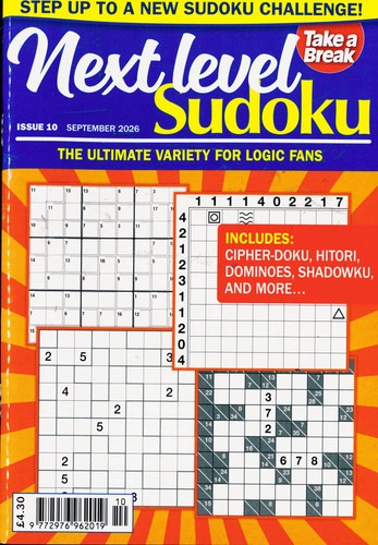 Tab next level sudoku magazine - tab,