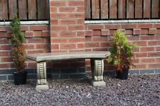LARGE STONE CLASSIC CURVED BENCH