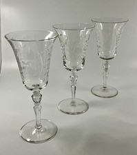 SET OF 3 ANTIQUE HAND CUT