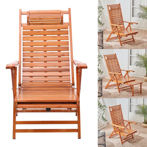 Bamboo recliner chair outdoor - bamboo,