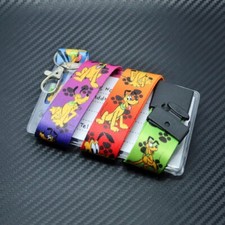 Disney Inspired Cartoon Pluto Lanyard Card Holder & Safety Clip New