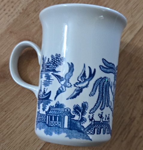 Blue willow jumbo mug - willow,