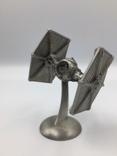 Vintage • Star Wars Tie Fighter • Pewter Rawcliffe • Model Statue • Official