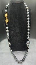 VTG CHANEL Grey Gripoix Pearl