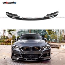FRONT BUMPER SPLITTER LIP M SPORT FOR BMW F30 F31 3 SERIES GLOSS BLACK 2012-2018