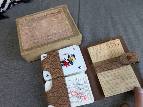 Vintage 1930s auction bridge - vintage,