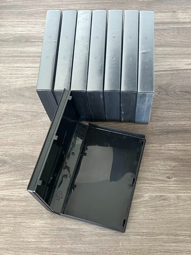 Lot black vhs tape - black,