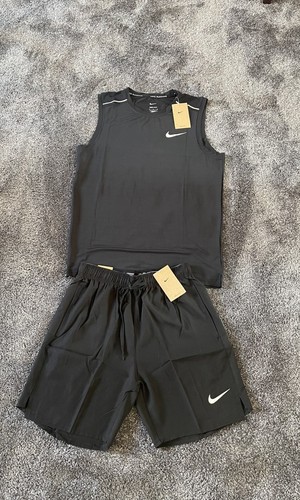 Nike black running vest set - nike,