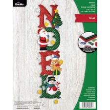 Bucilla Felt Wall Hanging Applique Kit - Noel 89655E