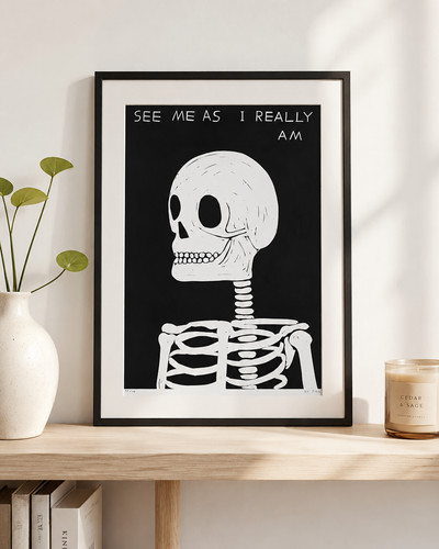 David shrigley funny skeleton - funny,