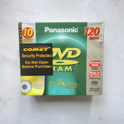 Pack panasonic dvd ram - 10,
