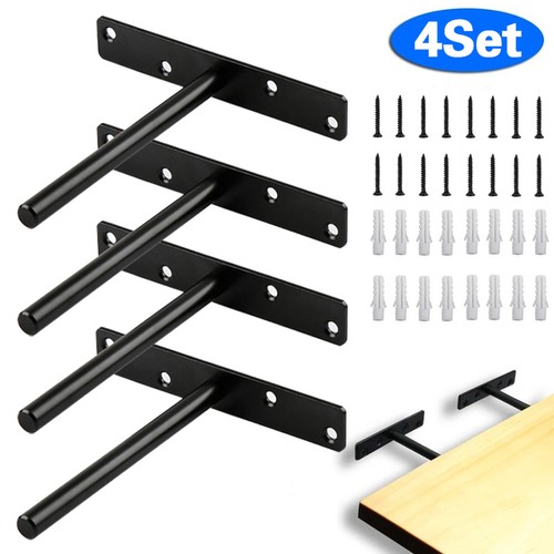 Pack floating shelf brackets - 4,
