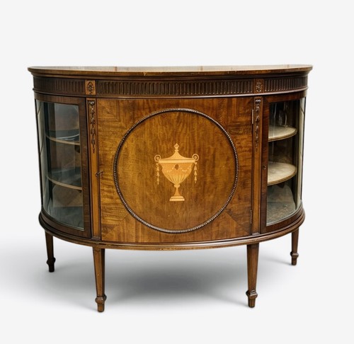 Antique demilune display - demilune,