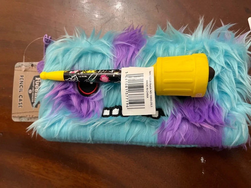 Fuggler furry pencil case blue - case,