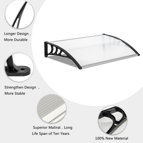 120 80cm door canopy awning - 120×80cm,