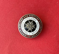 Vintage St John Ambulance Nursing London Midland Scottish Railway Lapel Badge