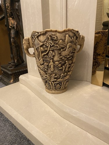 Vintage alabaster decorative - alabaster,